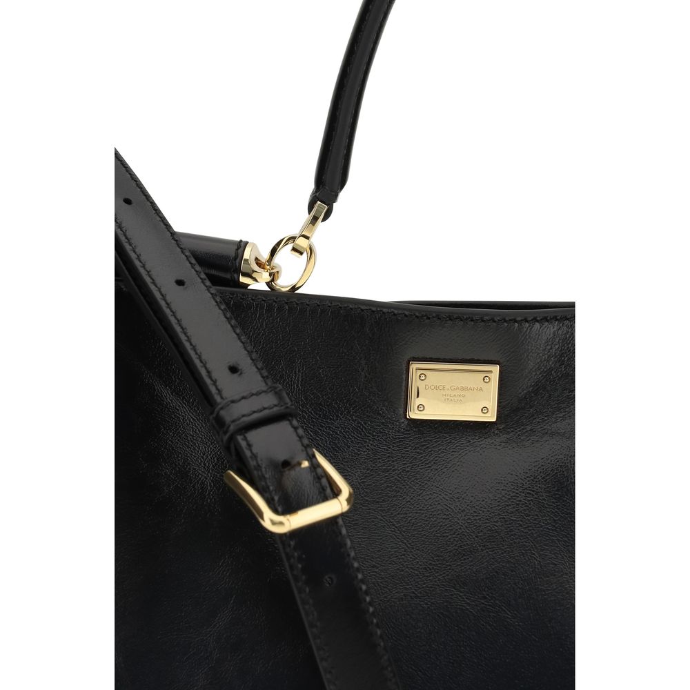 Black Calf Leather Bos Taurus Shoulder Bag