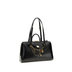 Black Calf Leather Bos Taurus Shoulder Bag
