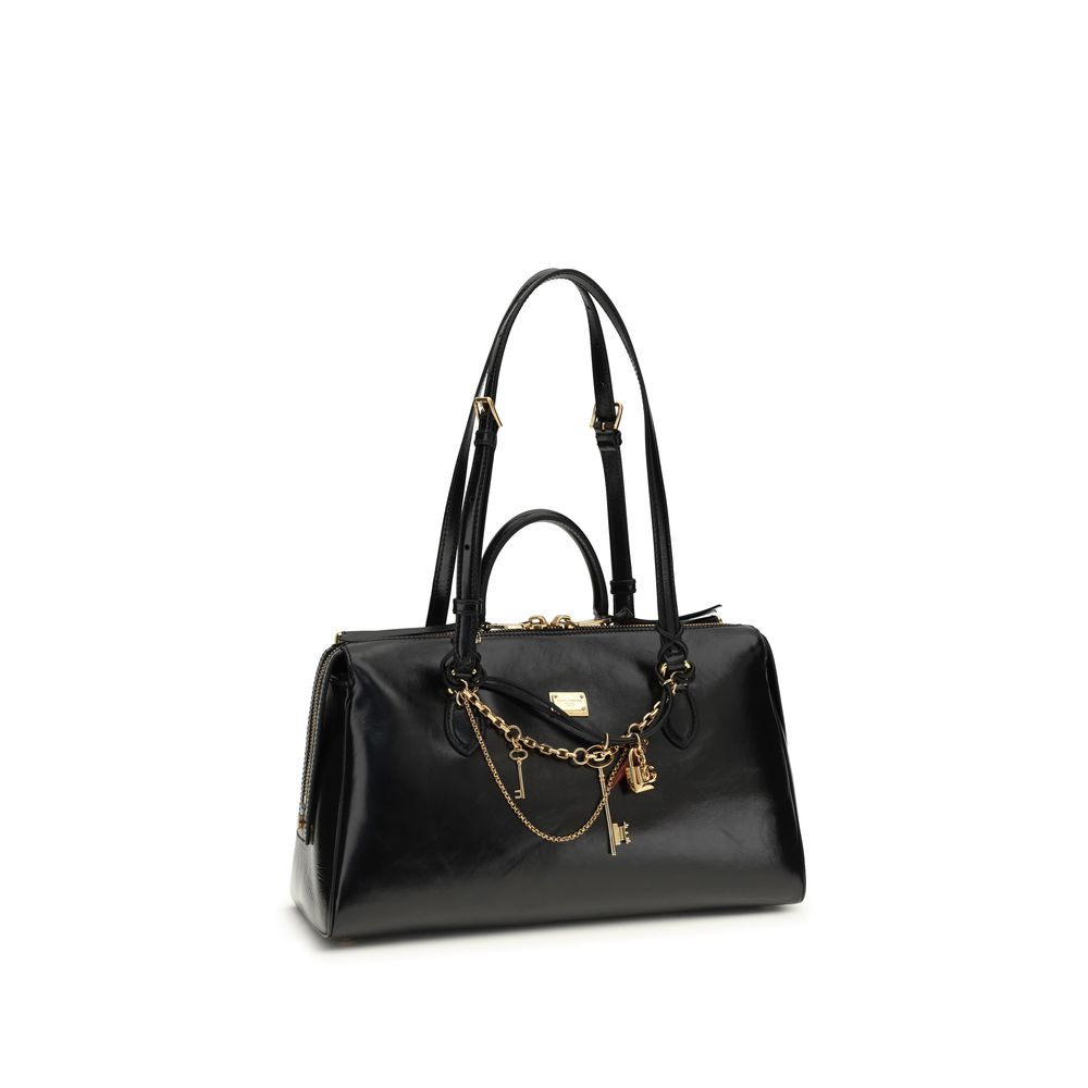 Black Calf Leather Bos Taurus Shoulder Bag
