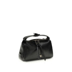 Black Calf Leather Bos Taurus Handbag