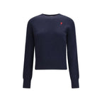 Blue Merino Wool Sweatshirt