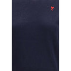 Blue Merino Wool Sweatshirt