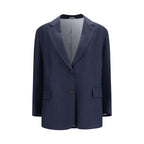 Blue Viscose Coat