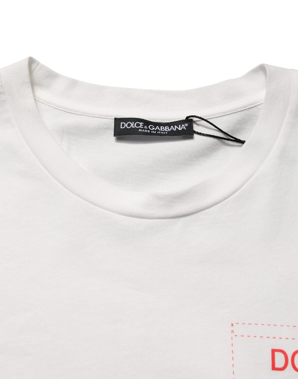 White Graphic Print Cotton Crew Neck  T-shirt