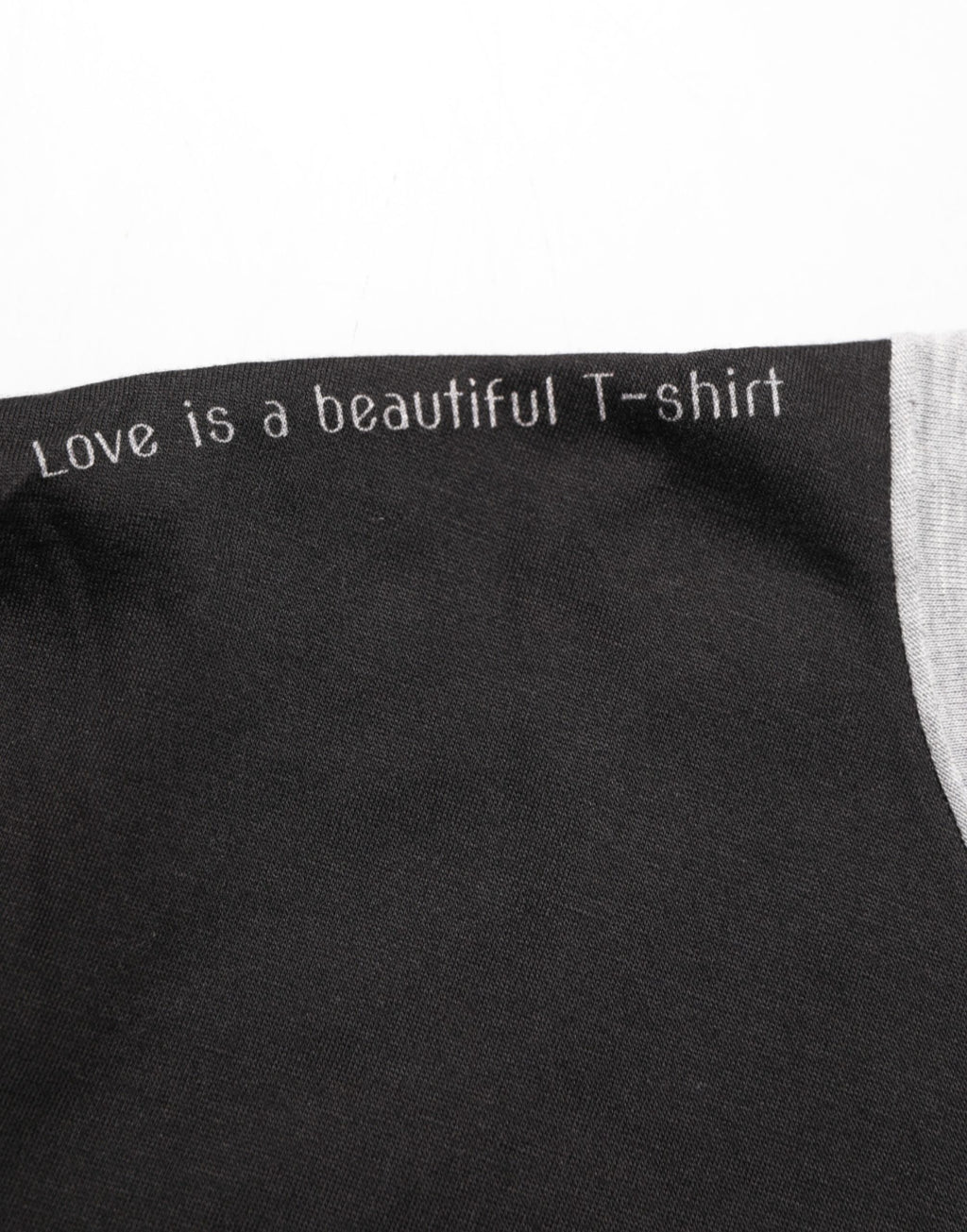 Black Two Tone DG Logo Print Cotton  T-shirt