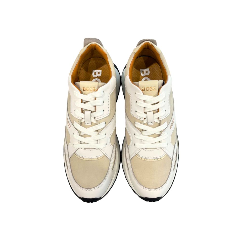 White Leather Men Sneaker