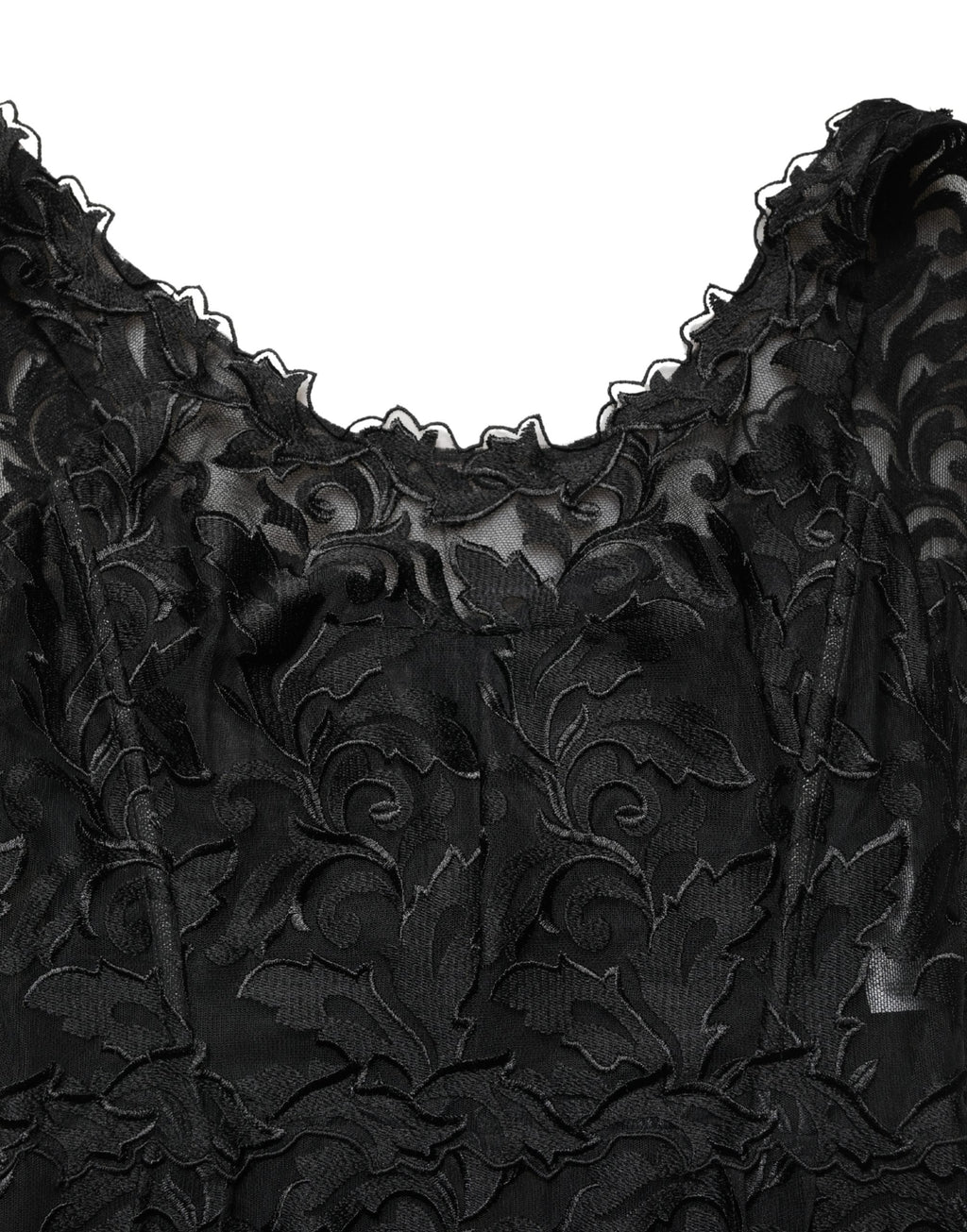 Black Floral Lace Evening Long Gown Dress