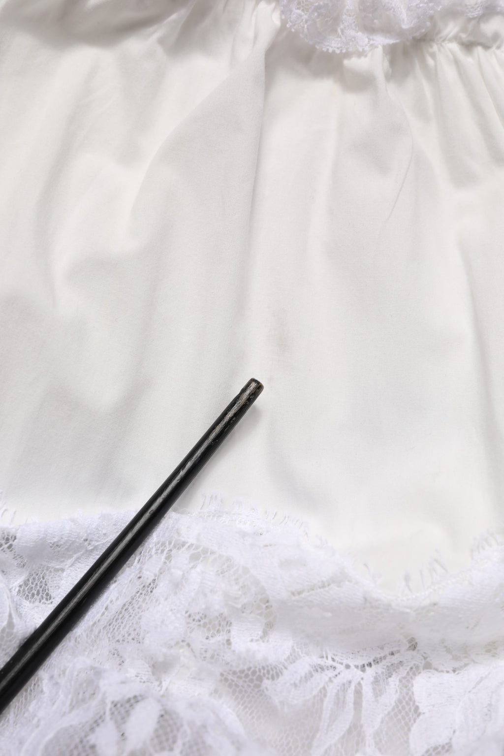 White Cotton Sleeveless Lace Maxi Dress