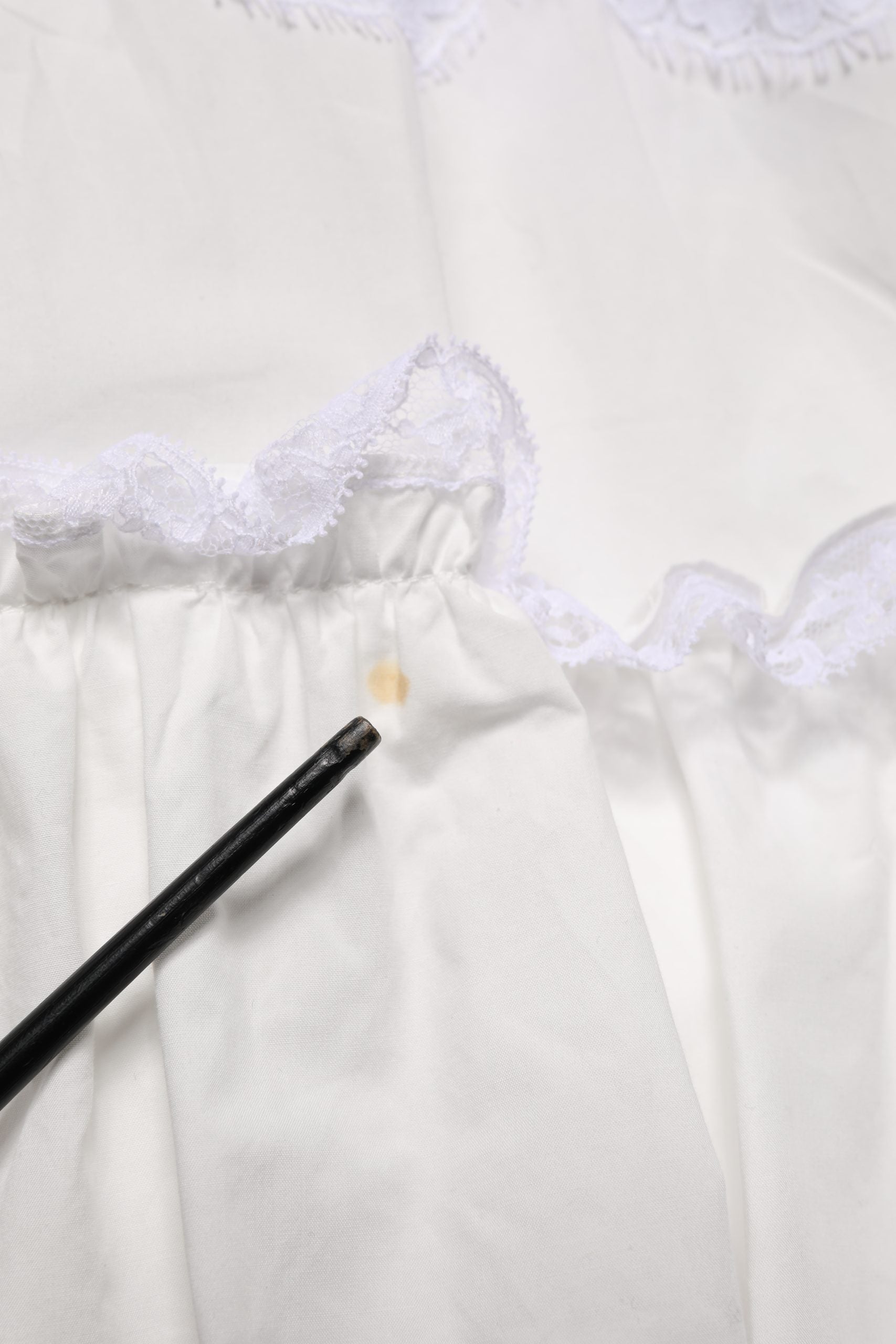 White Cotton Sleeveless Lace Maxi Dress