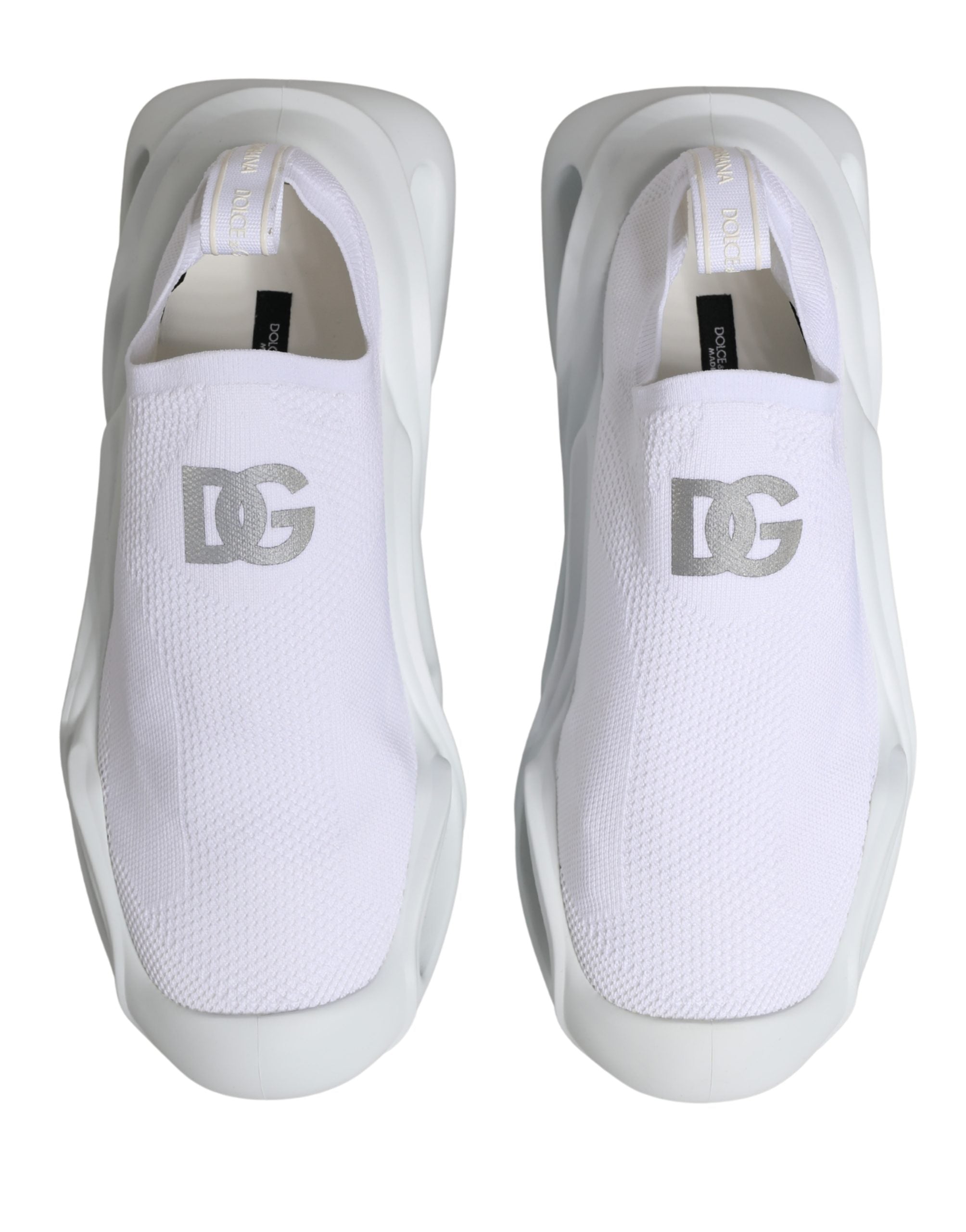 White Slip On Wave Low Top Sneakers Shoes