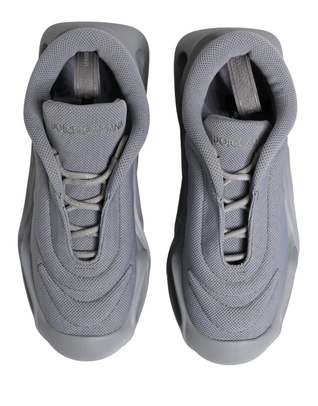 Gray Slip On Wave Low Top Sneakers