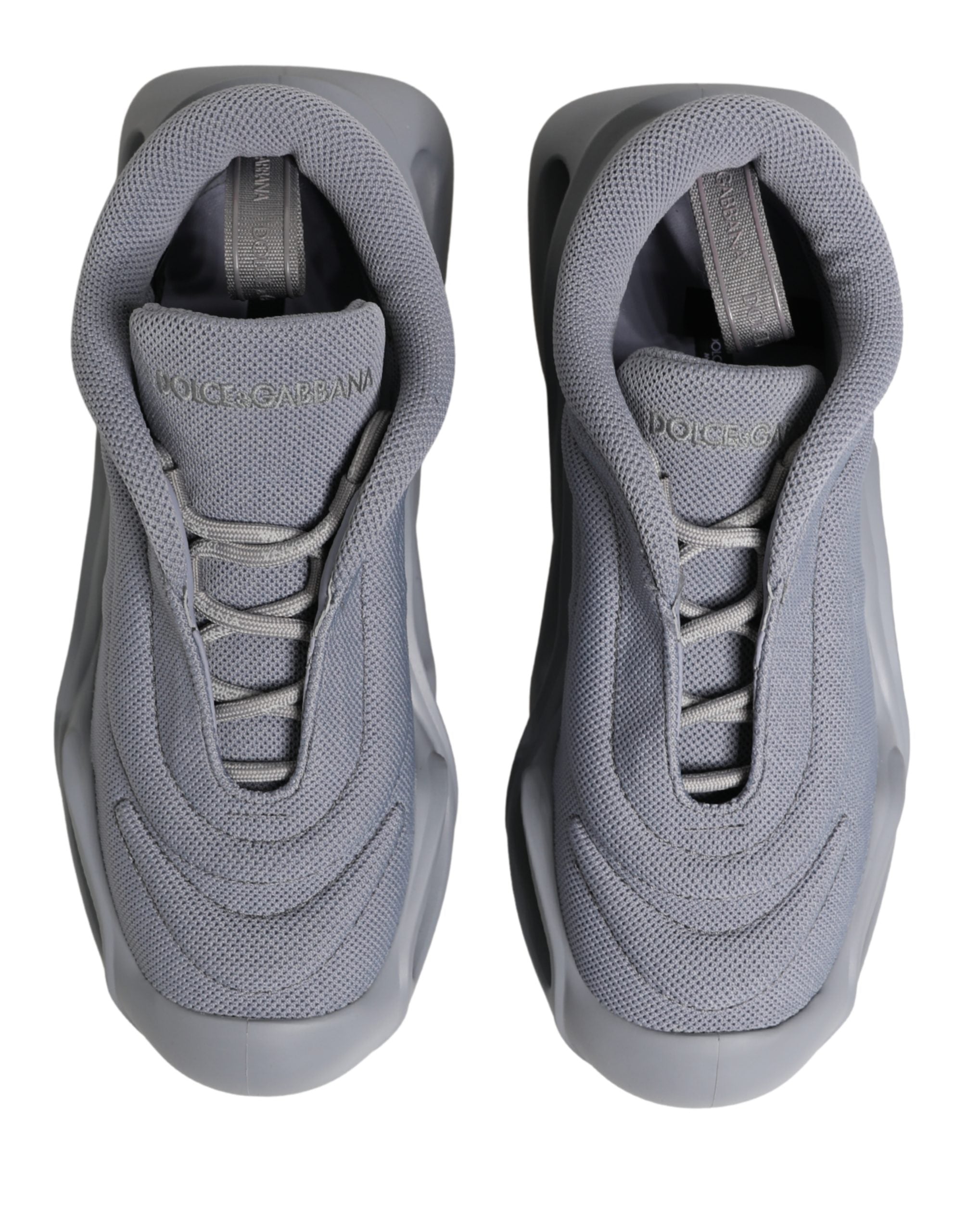 Gray Slip On Wave Low Top Sneakers