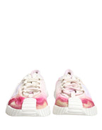 White NS1 Lace Up Low Top Sneakers Shoes