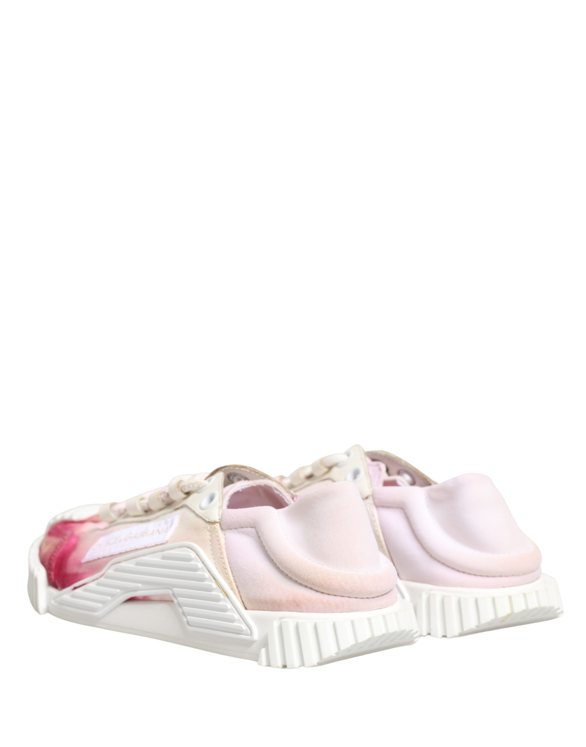 White NS1 Lace Up Low Top Sneakers Shoes