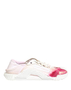 White NS1 Lace Up Low Top Sneakers Shoes