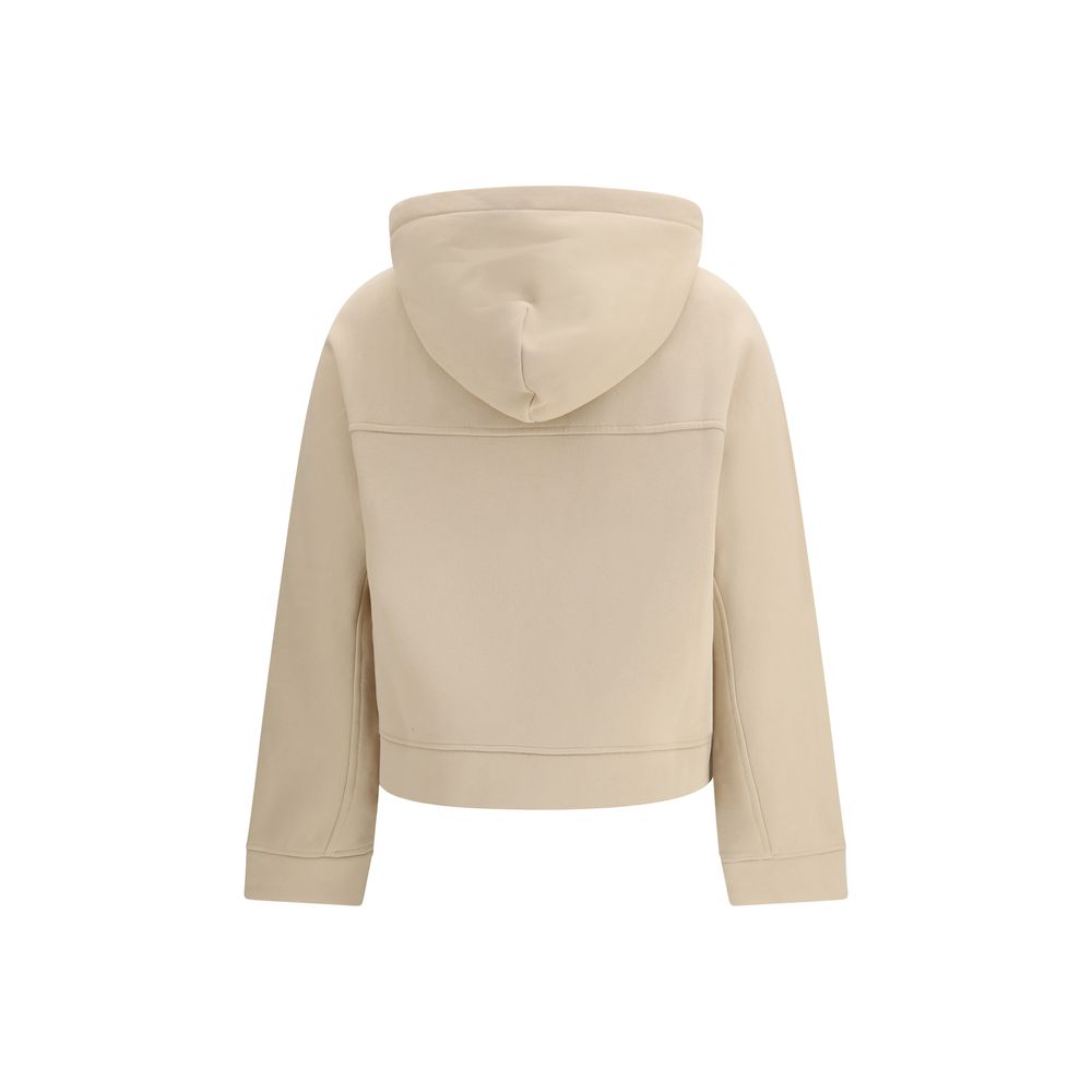 Beige Cotton Sweatshirt