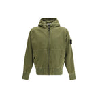 Bicolor Cotton Shell Jacket