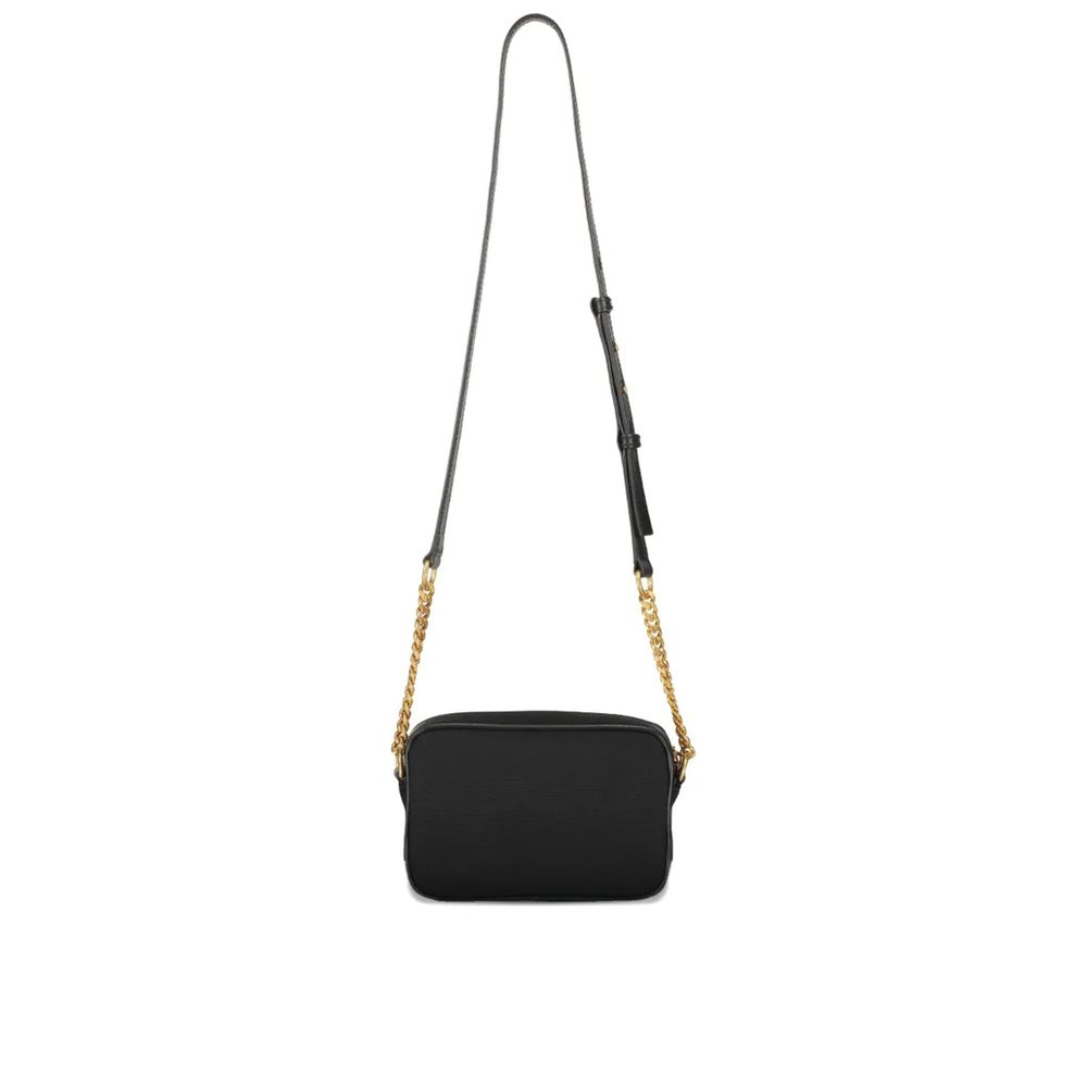 Black Cotton Shoulder Bag
