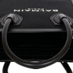 Black Cotton Tote Bag