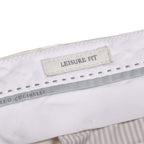 White Cotton Casual Pants