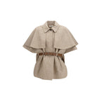Beige Cotton Coat