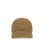 Beige Cotton Cap (Baseball Hat)