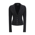 Black Fleece Wool Jacket