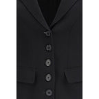Black Fleece Wool Jacket