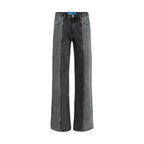 Black Cotton Relaxed Fit Jeans