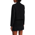 Black Polyester Blazer