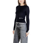 Black Viscose Sweatshirt