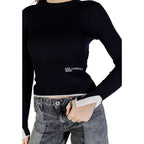 Black Viscose Sweatshirt