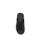 Black Calf Leather Bos Taurus Sandals