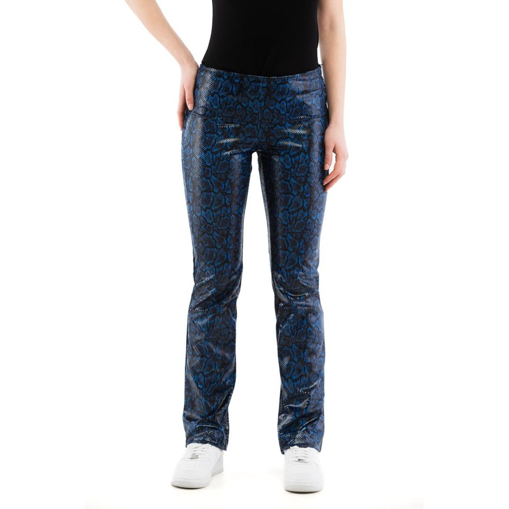 Multicolor Polyester Casual Pants