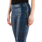 Multicolor Polyester Casual Pants