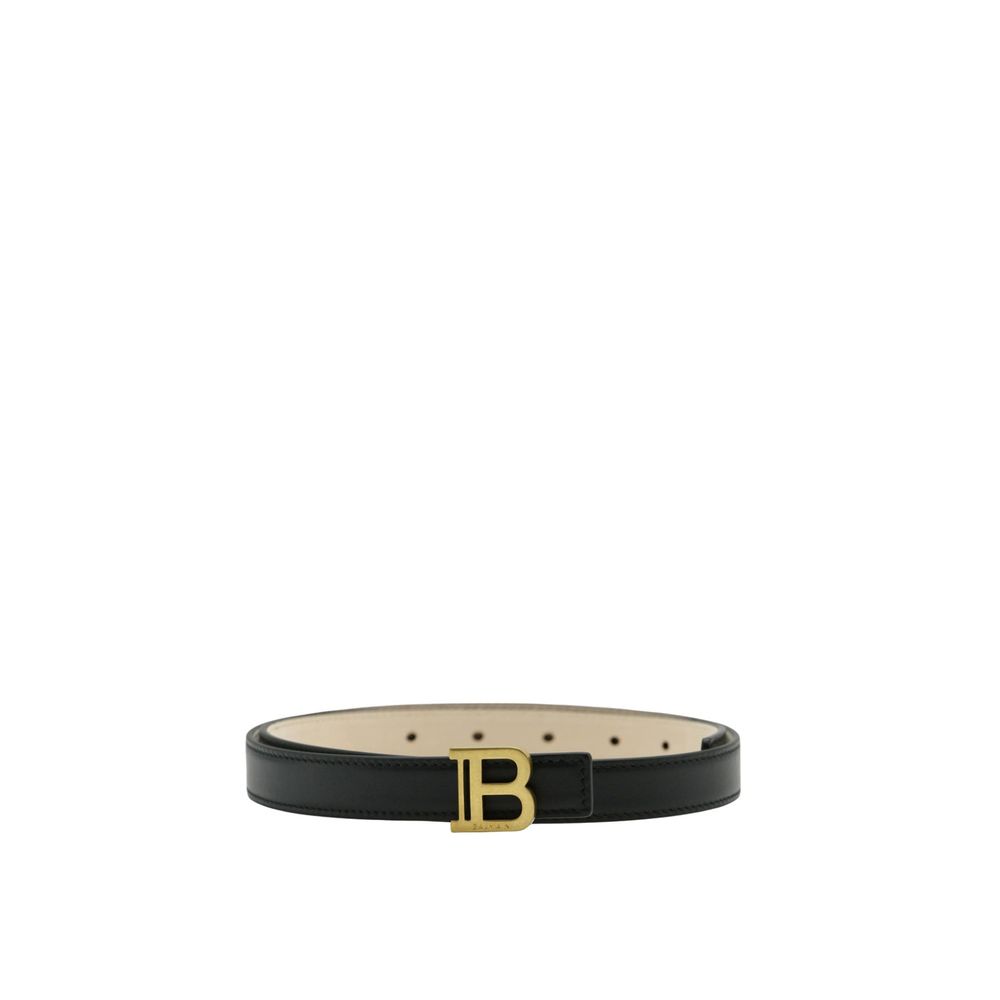 Black Leather Regular Belt