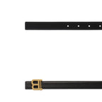 Black Leather Regular Belt