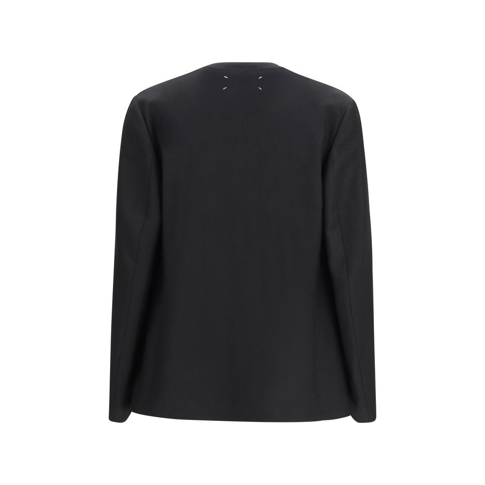 Black Wool Oves Aries Blazer