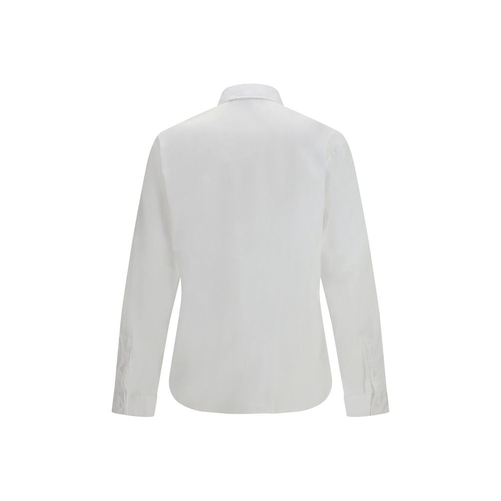 White Cotton Dress Shirt