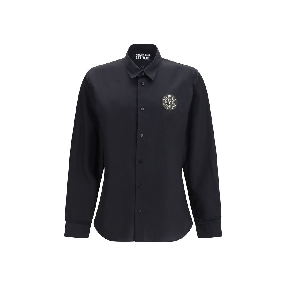 Black Cotton Dress Shirt