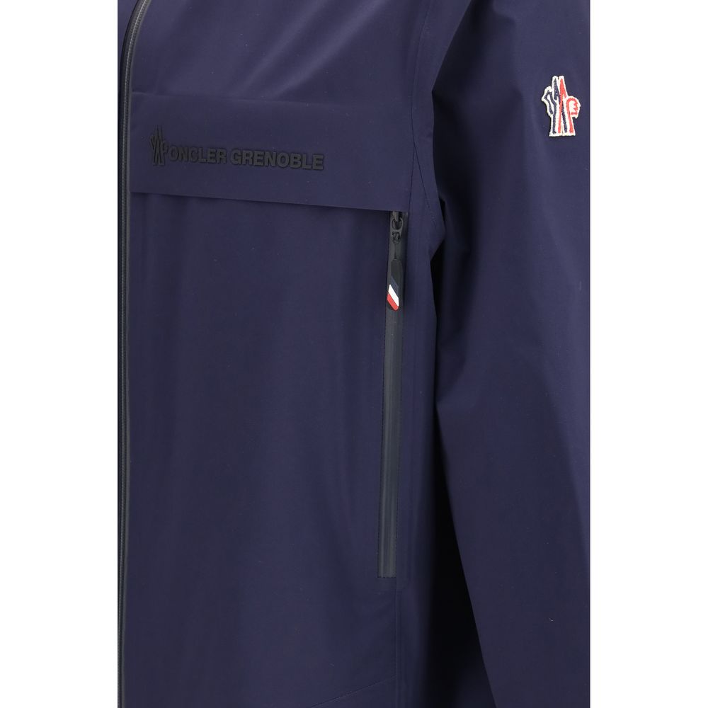 Blue Polyamide Shell Jacket