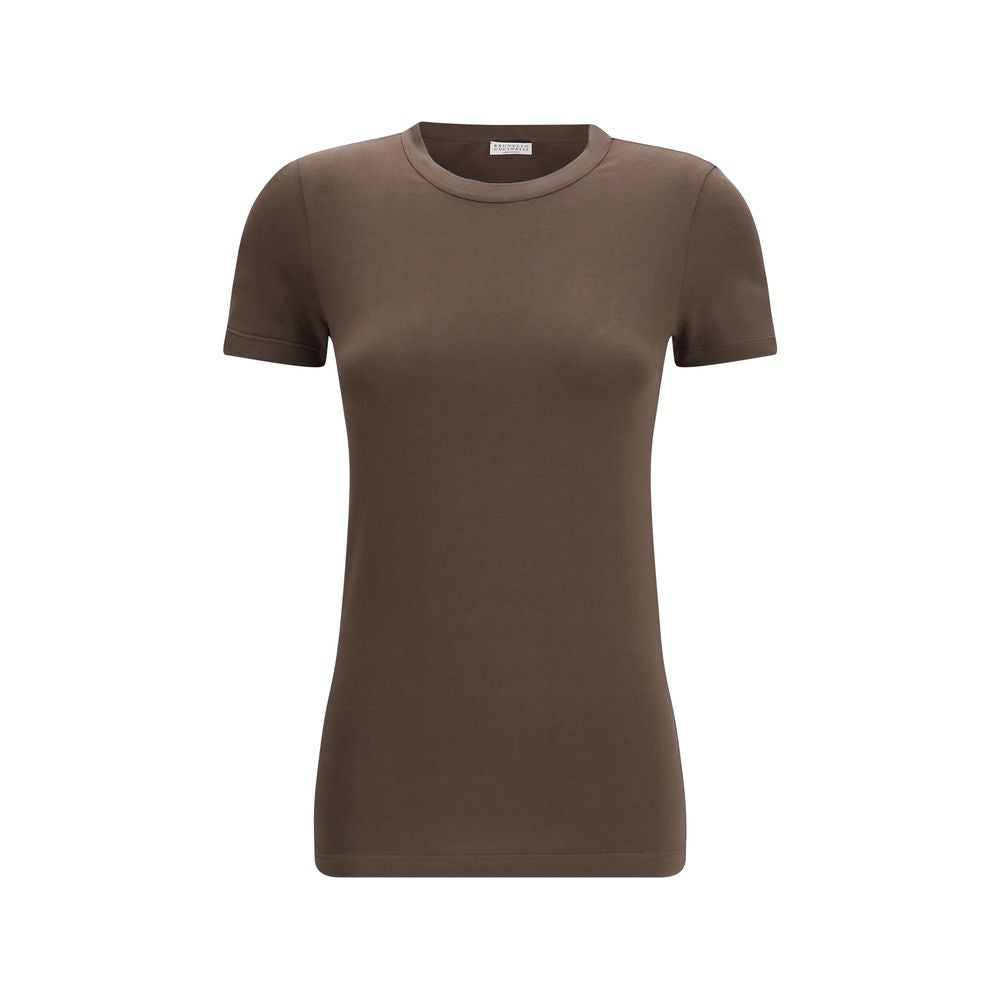 Brown Cotton T-Shirt