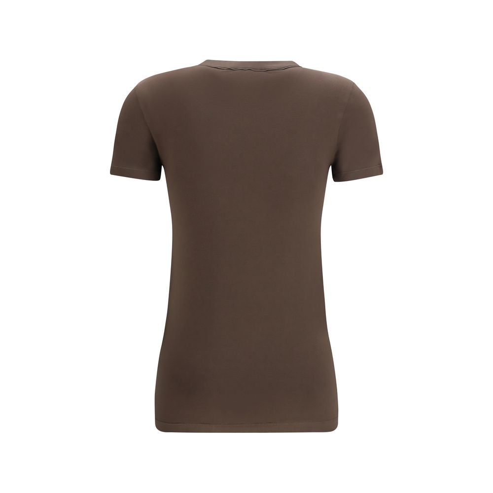 Brown Cotton T-Shirt