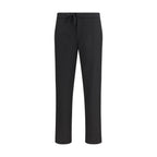 Black Fleece Wool Casual Pants