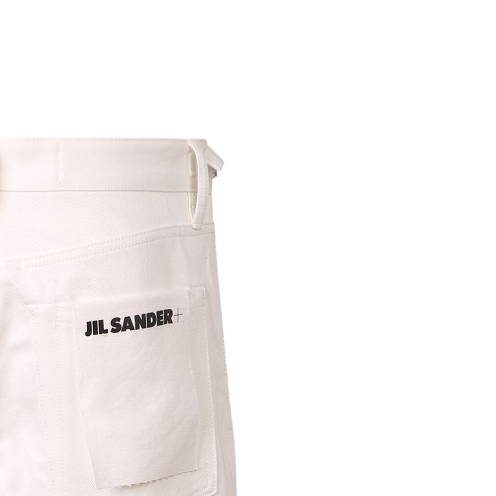 White Denim Shorts