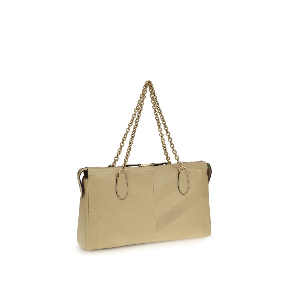 Beige Lamb Ovis Aries Aries Shoulder Bag