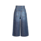 Blue Cotton Jeans Denim