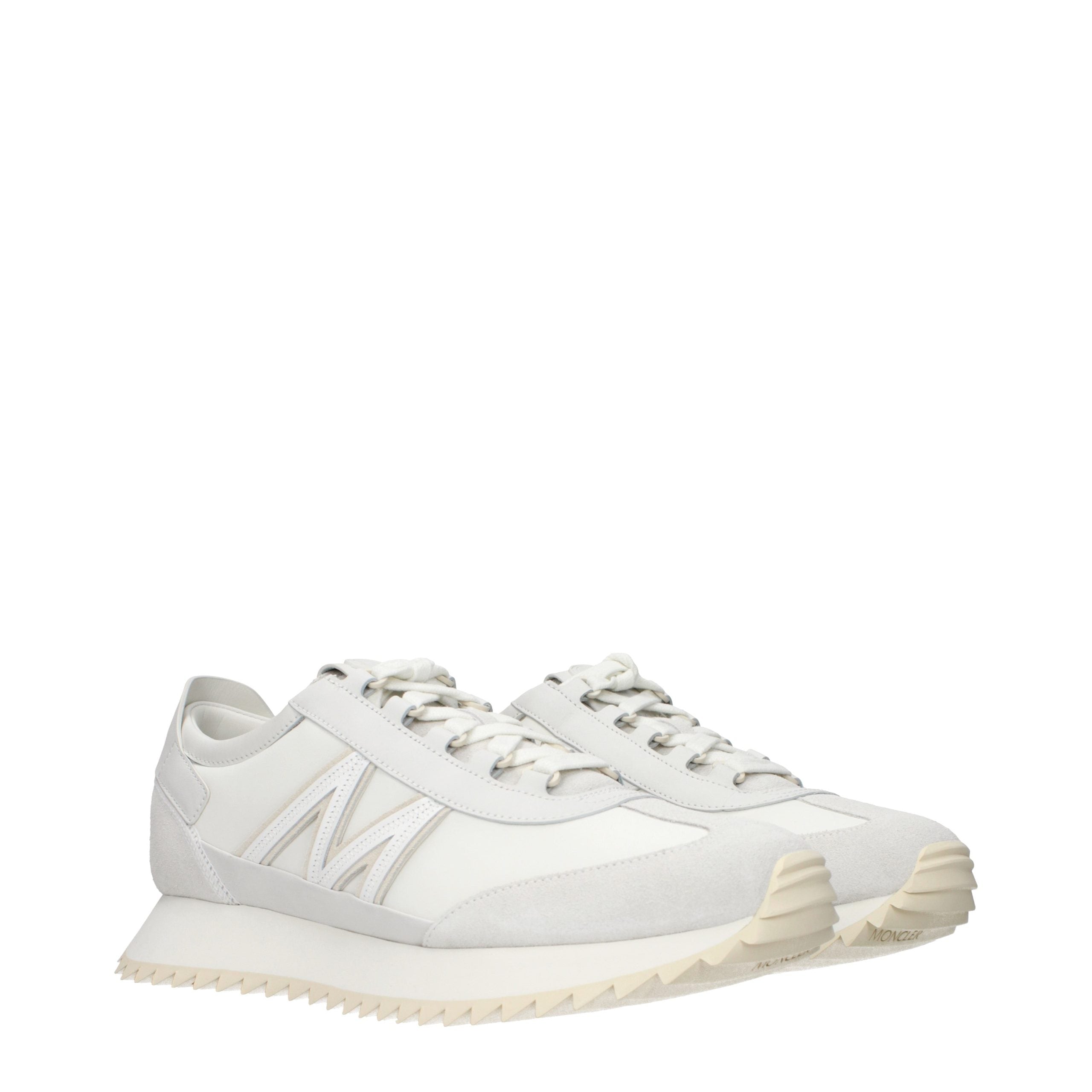 White Leather Athletic Sneakers