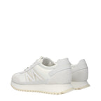 White Leather Athletic Sneakers