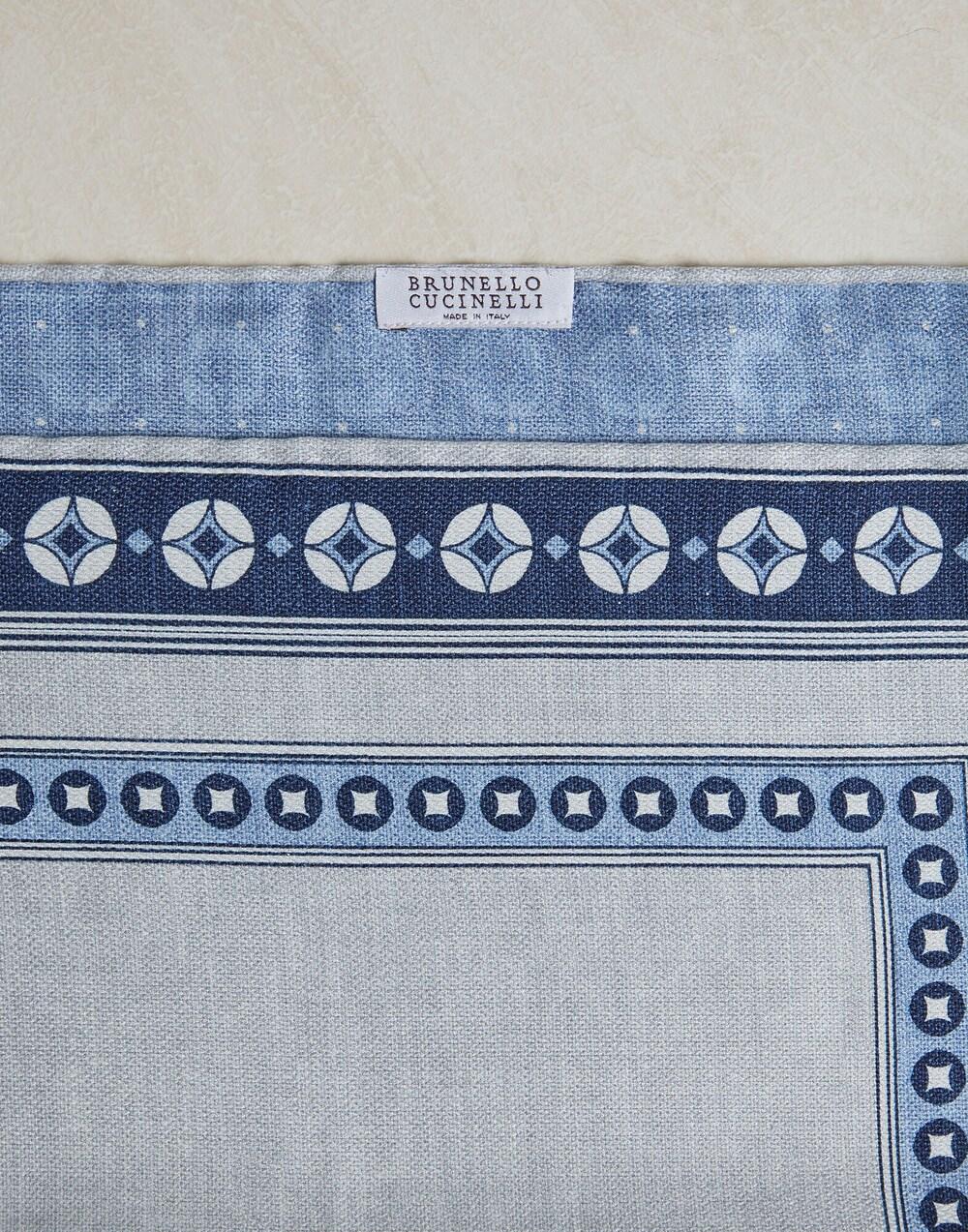 Bicolor Silk Pocket Square